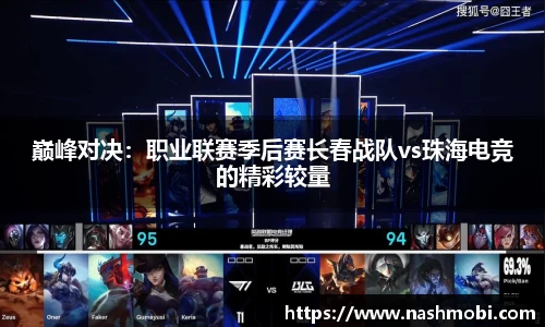 巅峰对决：职业联赛季后赛长春战队vs珠海电竞的精彩较量